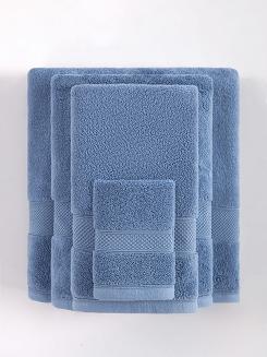 Ręcznik bawełniany Leo 30x30 niebieski