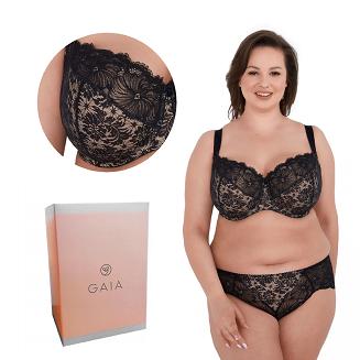 Biustonosz GAIA Soft Chantal Max 534 miękki czarny