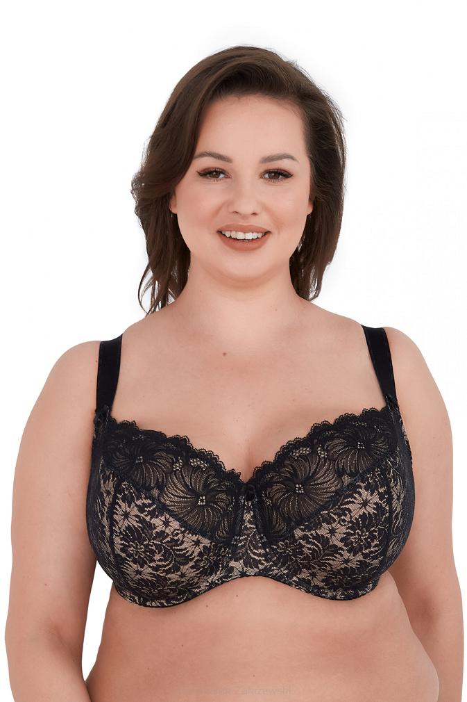 Biustonosz GAIA Soft Chantal Max 534 miękki czarny