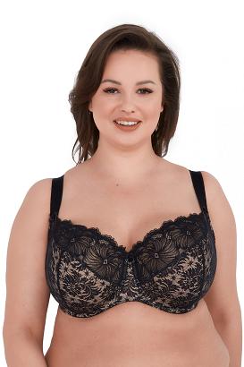 Biustonosz GAIA Soft Chantal Max 534 miękki czarny