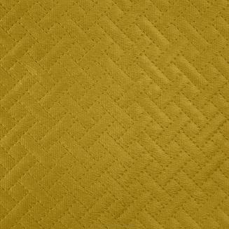 Poszewka dekoracyjna LUIZ5 40x40 Eurofirany musztardowa pikowana w cegiełkę