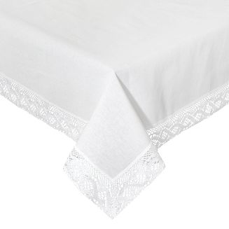 Obrus dekoracyjny SUSAN 140x220 Eurofirany biały