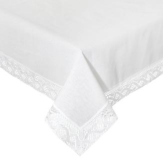 Obrus dekoracyjny SUSAN 140x220 Eurofirany biały