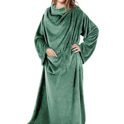 Koc narzuta TV 150x180 Design91 ciemnozielony