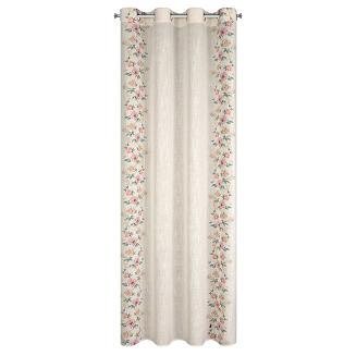 Zasłona gotowa na przelotkach VANESA 140x250 Eurofirany naturalny