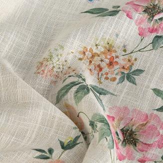 Zasłona gotowa na przelotkach VANESA 140x250 Eurofirany naturalny