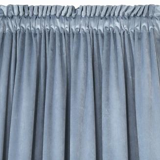 Zasłona gotowa na taśmie ROSA 140x270 Eurofirany morska