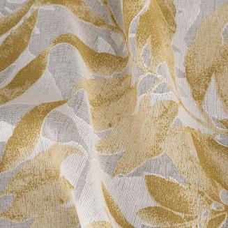 Zasłona gotowa na przelotkach HARIET 140x250 Eurofirany musztardowy/ecru