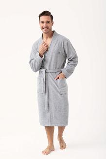 Szlafrok męski LUNA kod 850 szary
