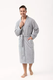 Szlafrok męski LUNA kod 850 szary