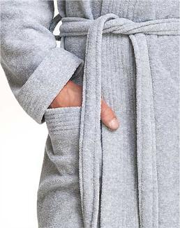 Szlafrok męski LUNA kod 850 szary