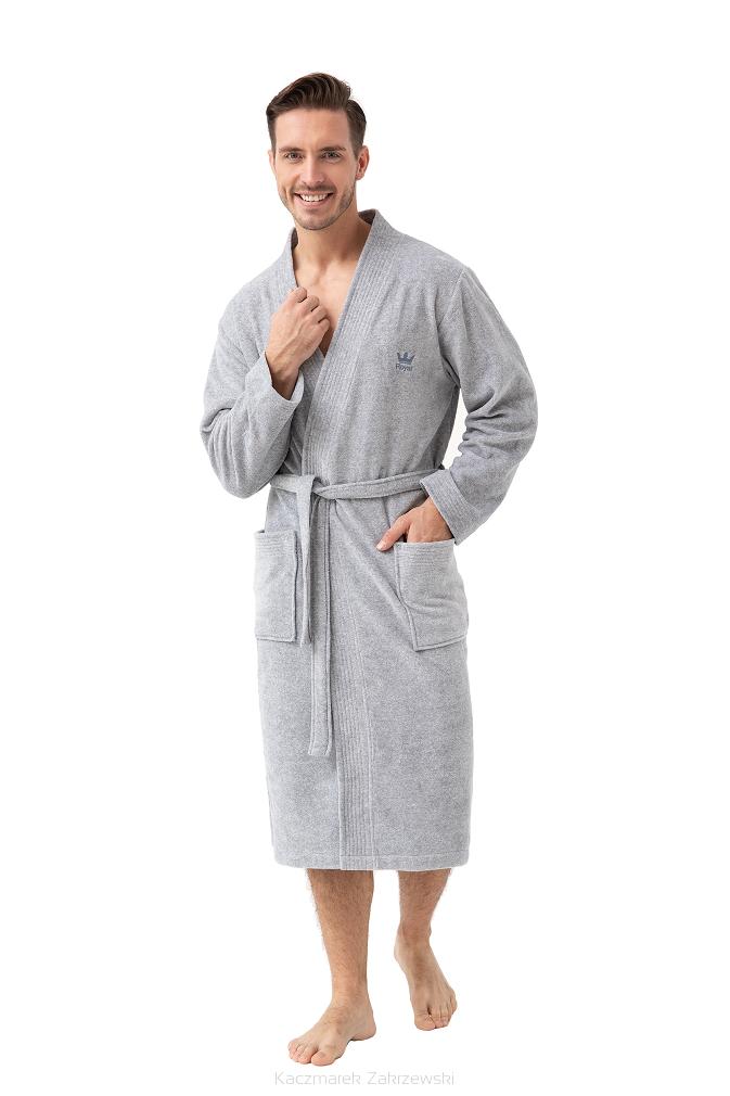 Szlafrok męski LUNA kod 850 szary