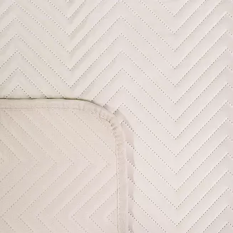 Narzuta welurowa SOFIA 200x220 Eurofirany kremowa