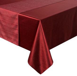 Obrus dekoracyjny GLAMO 140x220 Eurofirany bordowy