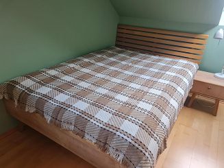 Komplet dekoracyjny narzuta 170x205 + 2x 60x170 beżowa kremowa brązowa krata