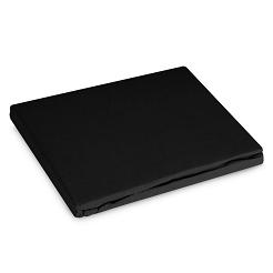 Prześcieradło satynowe z gumką BASIC 140x200x30 Eurofirany czarny