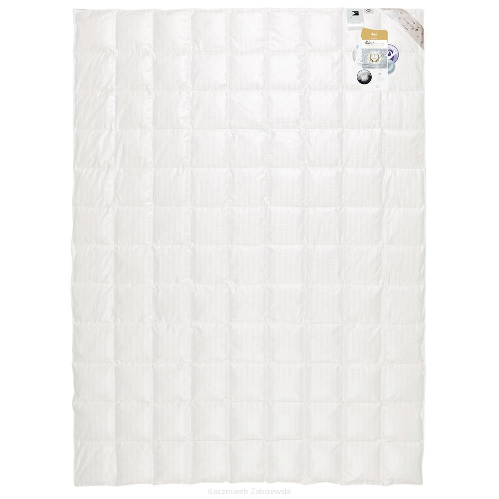 Kołdra puchowa LETNIA 220x240 SILVER kremowa 90% puch