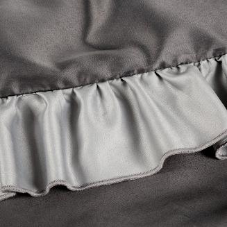 Pościel satynowa STA+SR Eurofirany stalowy