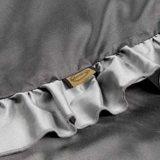 Pościel satynowa STA+SR Eurofirany stalowy