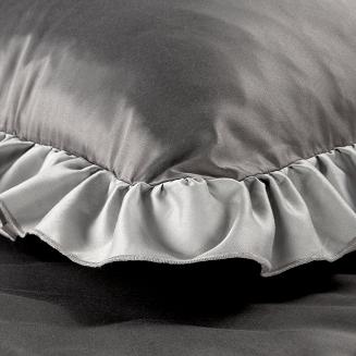 Pościel satynowa STA+SR Eurofirany stalowy