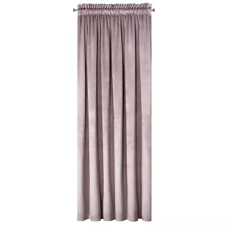 Zasłona gotowa na taśmie ROSA 140x270 Design91 pudrowy