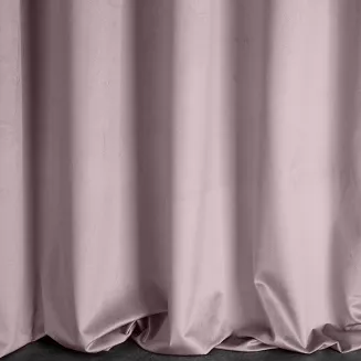 Zasłona gotowa na taśmie ROSA 140x270 Design91 pudrowy
