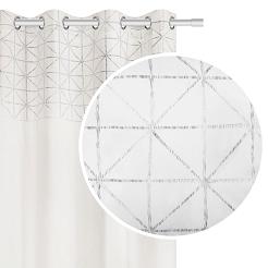 Biała Zasłona Welurowa 140x250 Glossy