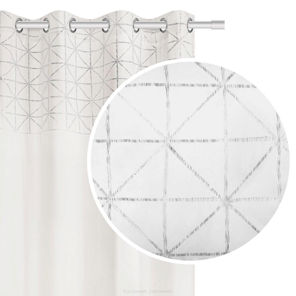 Biała Zasłona Welurowa 140x250 Glossy