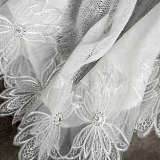 Firana gotowa SOPHIA 150x60 Eurofirany biały