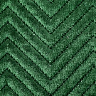 Narzuta dekoracyjna ELIZIA 220x240 Eurofirany ciemny zielony