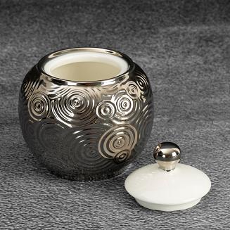 Pojemnik dekoracyjny ALTEA Eurofirany srebrny