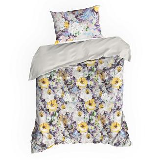 Pościel satynowa 160x200 Eurofirany żółty