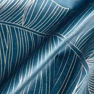 Firana gotowa na przelotkach MUSA2A 140x250 Eurofirany granatowy/szampański