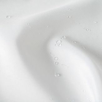 Zasłona gotowa na przelotkach GARDENIA 140x180 wodoodporna ogrodowa biała