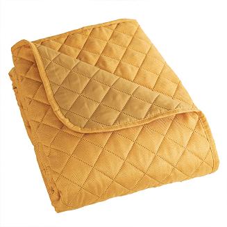 Narzuta dekoracyjna JODEŁKA 220x240 pikowana musztardowa