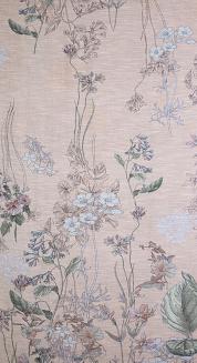 Zasłona gotowa na przelotkach ELMA 140x250 Eurofirany beżowy/wielokolorowy