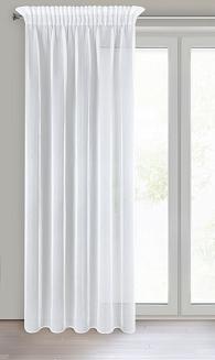 Firana gotowa na taśmie MIREA 140x270 Eurofirany biały