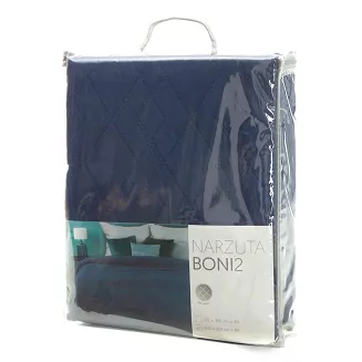 Narzuta dekoracyjna BONI 200x220 granatowy