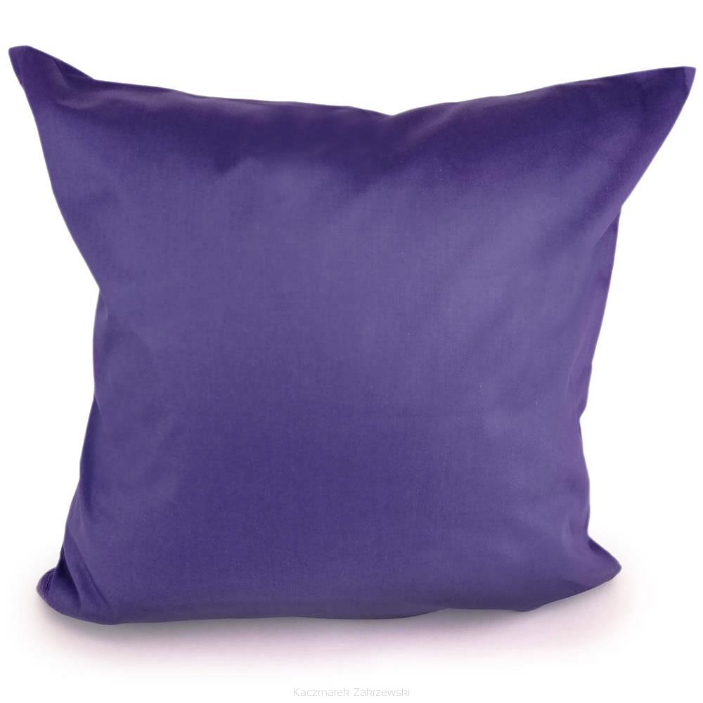 Poszewka satyna bawełniana 40x40 fioletowa