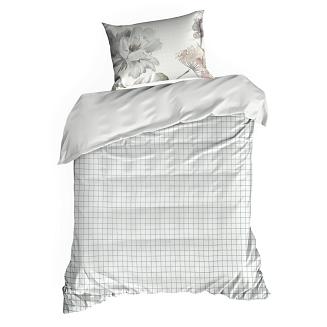 Pościel z makosatyny ROSALIA 160x200 Eurofirany biały