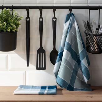 Komplet ścierek kuchennych 2 szt. MONA 50x70 Eurofirany niebieski