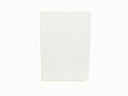 Prześcieradło bawełniane bez gumki 180x200 śmietankowe