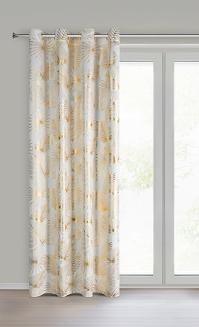 Zasłona gotowa na taśmie ZARIA 140x250 Eurofirany kremowy