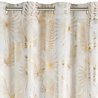 Zasłona gotowa na taśmie ZARIA 140x250 Eurofirany kremowy