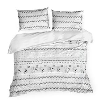 Komplet pościeli świąteczny POS 220x200 Eurofirany biały