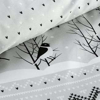 Komplet pościeli świąteczny POS 220x200 Eurofirany biały