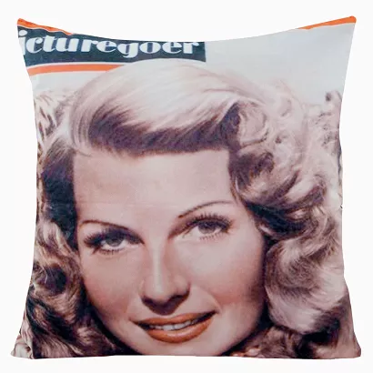 Poszewka dekoracyjna LADY 45x45 Eurofirany brązowy / biały