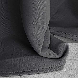 grafitowa zasłona zaciemniająca na taśmie blackout 140x270 hold