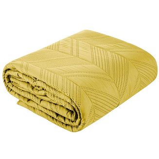 Narzuta dekoracyjna WILLY 170x210 D91 musztardowa