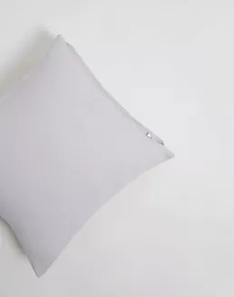 Szara Bawełniana Poszewka Muślinowa 50x60 Do Pościeli